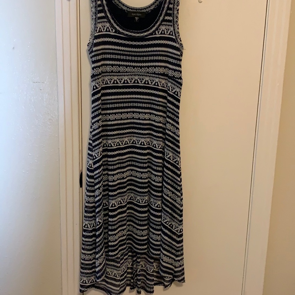 Karen Kane Graphic Print High/low Tank Dress S